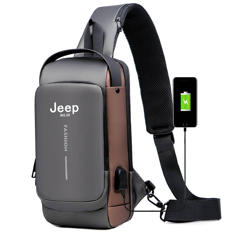 Travel Backpack Anti Theft - Мужская антикражная сумка-слинг Jeep Buluo с