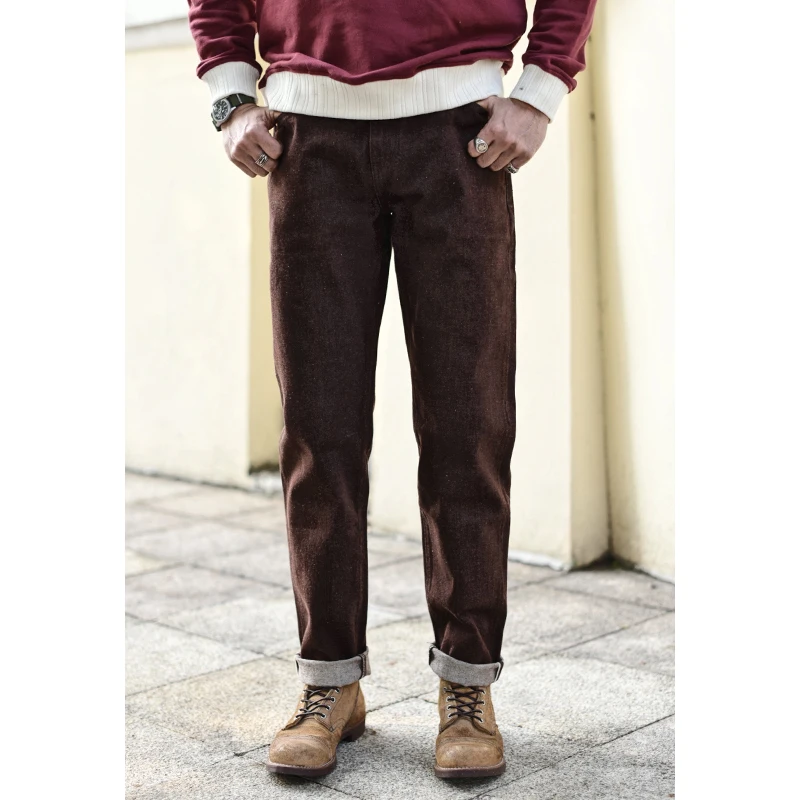 Levis Jeans 501 - Мужские джинсы Saucezhan, коричневые, из денима