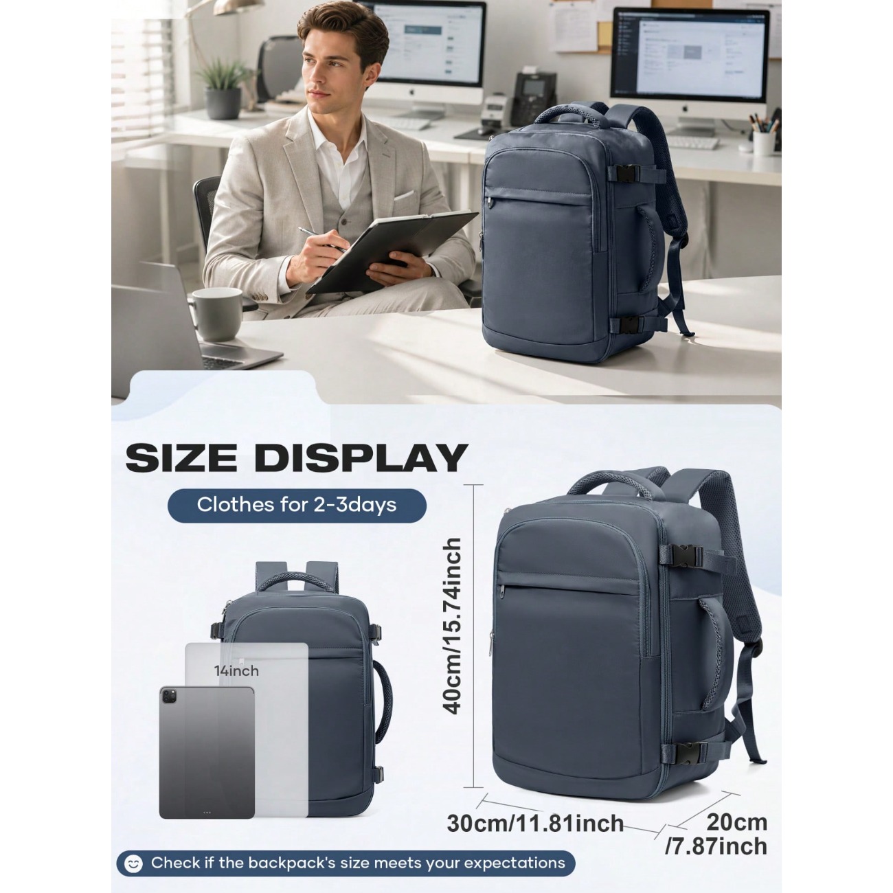 Легкий дорожный рюкзак большой – обзор и цена Laptop Backpack 15.6