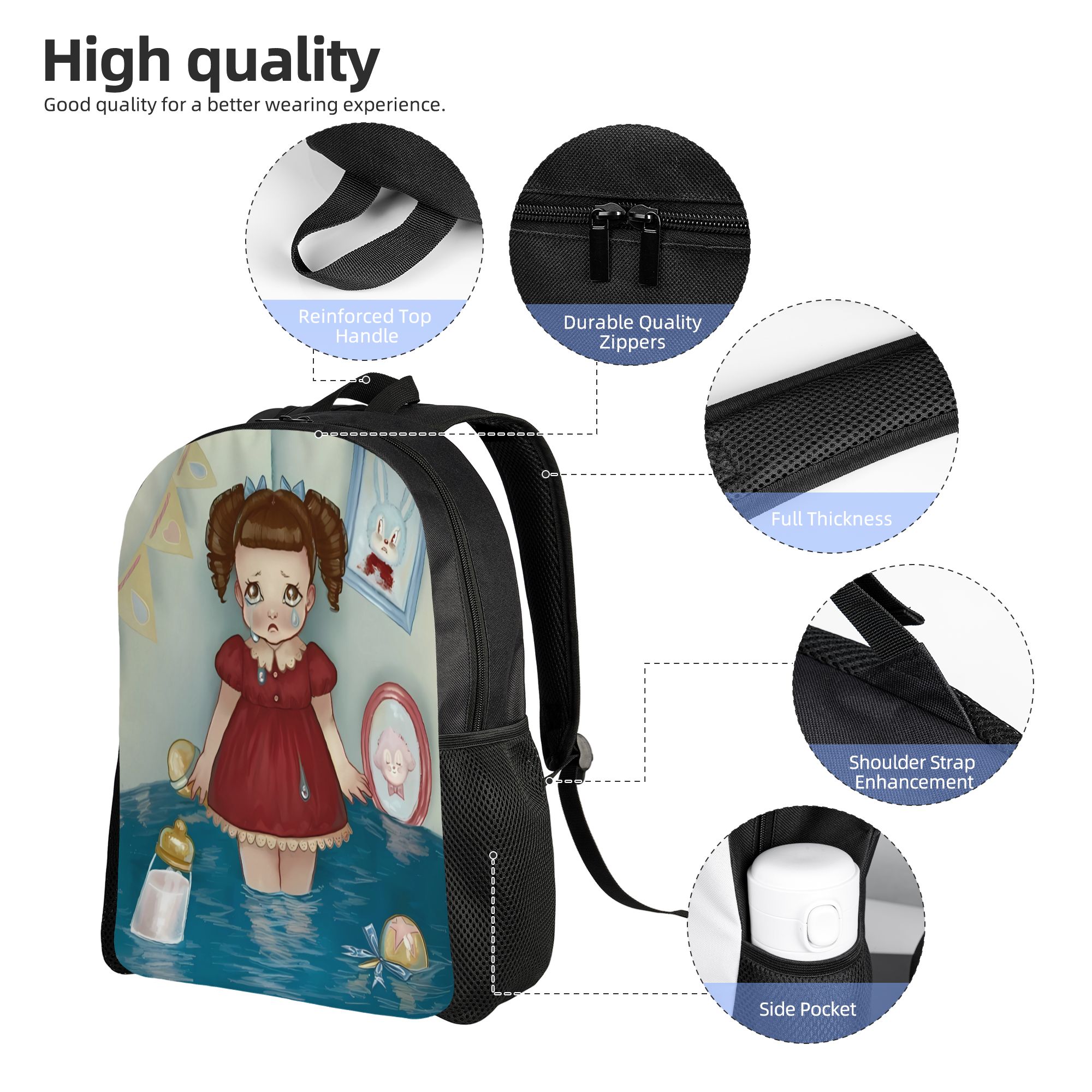 Рюкзак M-Melanie M-Martinez HA – обзор и цена School Backpack Teen