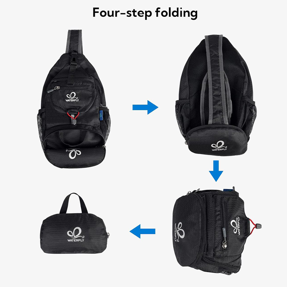 Нагрудная сумка WATERFLY, мале – обзор и цена Canvas Backpack Casual