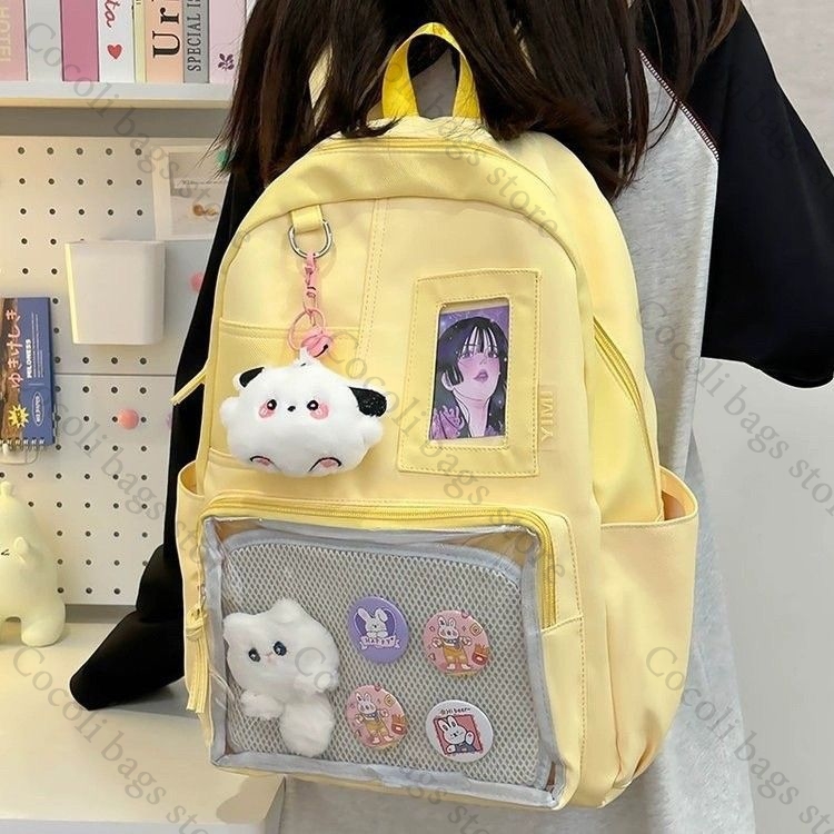 Однотонный рюкзак-итабэг конфе – обзор и цена Canvas Backpack Casual