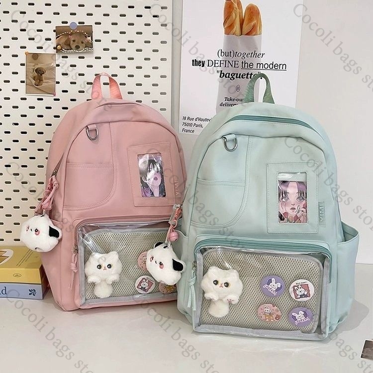 Однотонный рюкзак-итабэг конфе – обзор и цена Canvas Backpack Casual