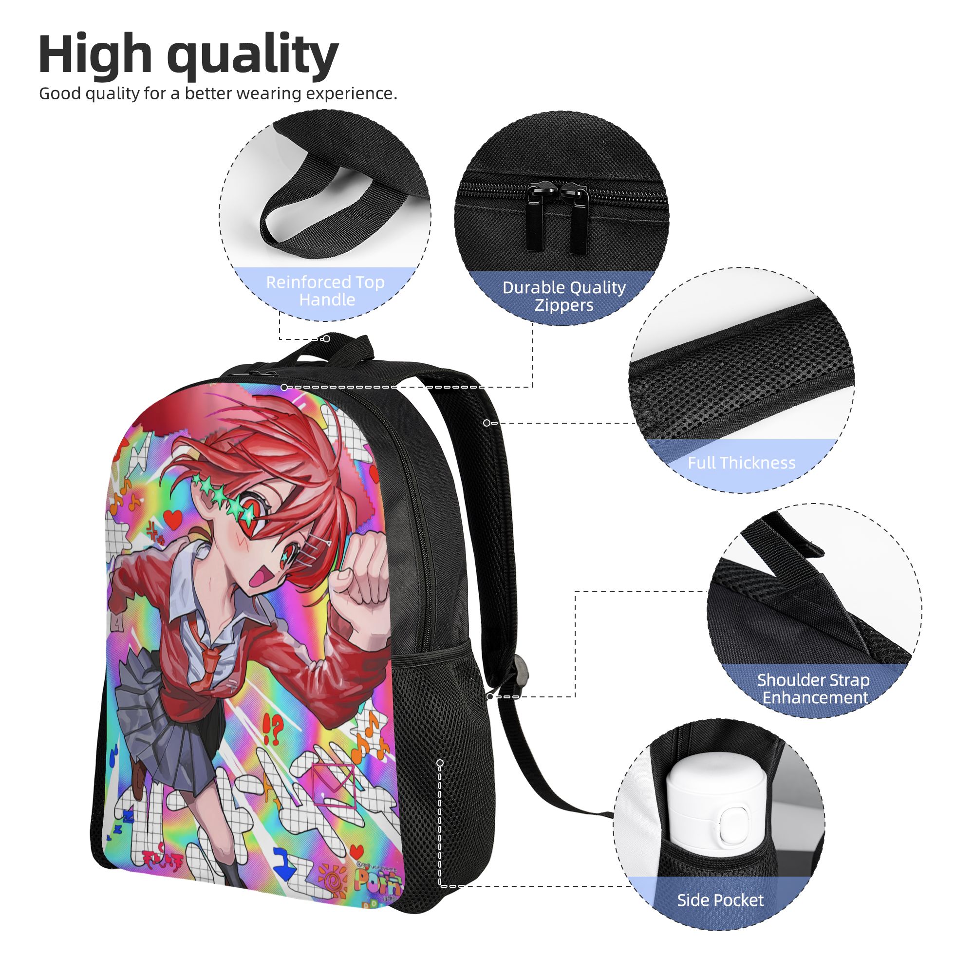Рюкзак Kasane Teto Vocaloid дл – обзор и цена School Backpack Teen